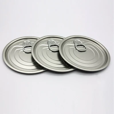 Hongbo Manufacture 73mm Golden Silver Color Easy Open Top Lid Tin Open for Food Cans Packaging