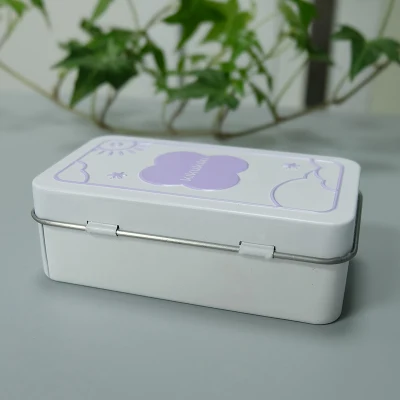 Metal Tin Storage Box Round Shaped Coffee Tea Caddy Iron Box Tinplate Container