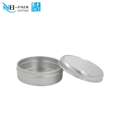 Custom Printing Rose Gold Pink Matte Black Aluminum Tin for Hair Pomade Candle Mint Shoe Polish Packing