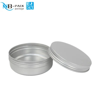 Portable Aluminum Jar Container Storage Box Small Cylinder Sealed Cans Coffee Tea Tin Customized Colors