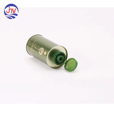Small Tall Round Packaging Personal Care Essential Oil Tin Container
