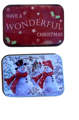 Mini Tin Metal Container Small Lovely Storage Box Case