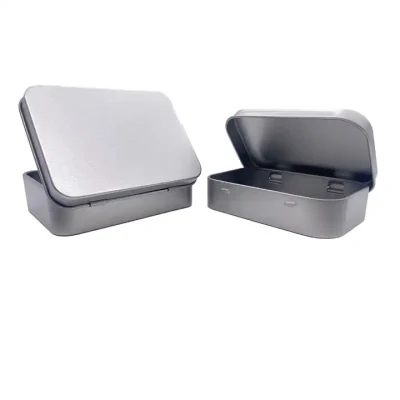 Mini Rectangular Metal Tin Box Children&prime;s Candy Box