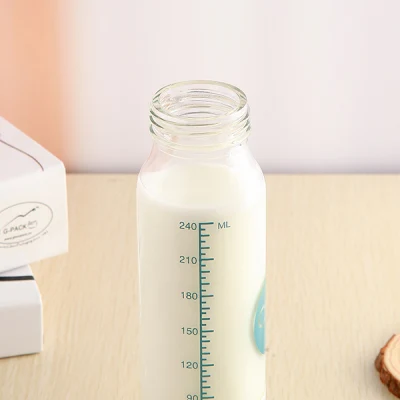 250ml Beverage Glass Bottle Recycling Machine Beauty Packaging with Painting