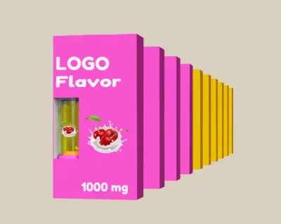 Makeon Custom Luxury Cartridge Small Cardboard Box Cheap Disposable E-Cigarette Vape Cart Paper Packaging OEM Design