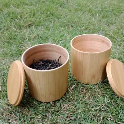 Solid Bamboo Bottle Bamboo Jar Bamboo Tin Bamboo Storage