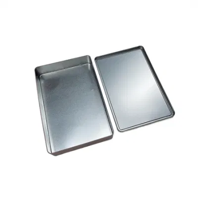 Creative Tinplate Box Rectangular Candy Packaging Tin Can Gift Box Clamshell