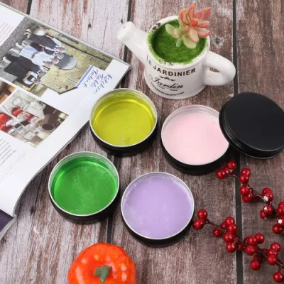 2 Oz Aluminum Screw Lid Round Tin Container Bottle for Cream