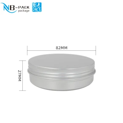 15g 30g 50g Cosmetic Aluminum Jar Metal Tin for Cream Packaging Jar