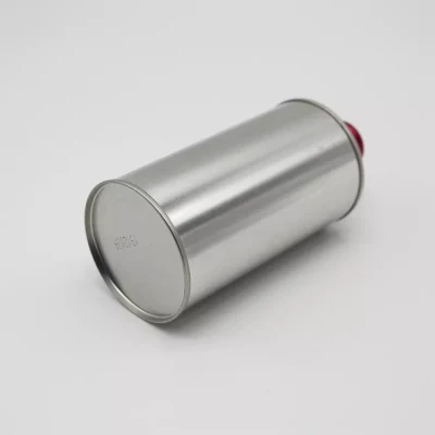 Wholesale Engine Oil Can Brake Fluid Cans Cmyk Lubricants Oil Tin Cans Customized Metal Motor Oil Tin Can Packaging
