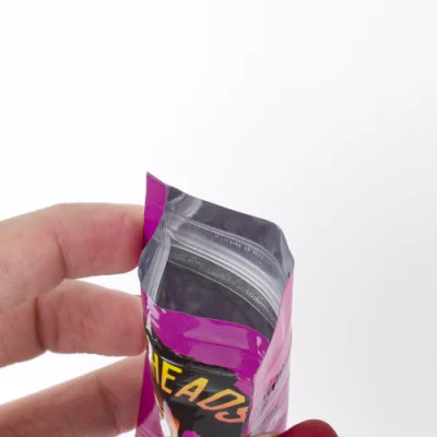 Three Sides Seal Gummies Chewing Gum Sachet Eco Friendly Candy Packaging