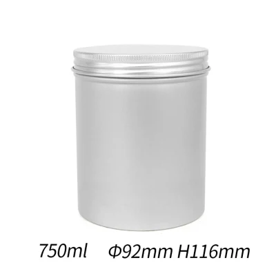 Wholesale Skin Care Face Cream Container Beard Oil Hair Wax Storage Can Aluminum Tins