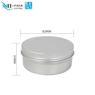 Customized 6oz 8oz 12oz Matte Round Purple White Metal Candle Aluminum Jar Seamless Black Tin Candles Soy Wax Containers