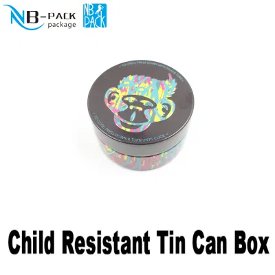 Child Resistant Child Proof Cr Online Sale Sliver 2oz 4oz 8oz Round Empty Metal Pink Travel Cute Christmas Packing Soy Wax Candle Tin Jar