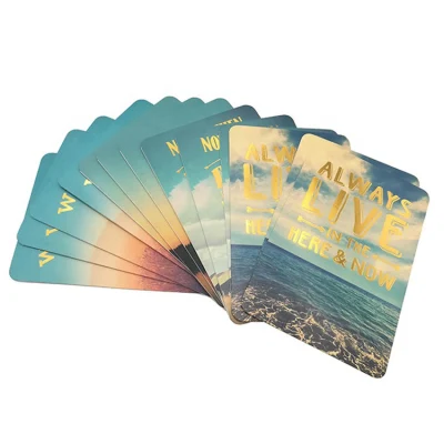 Flash Wholesale Front and Back Side Party Trading Customized Card Game Printing