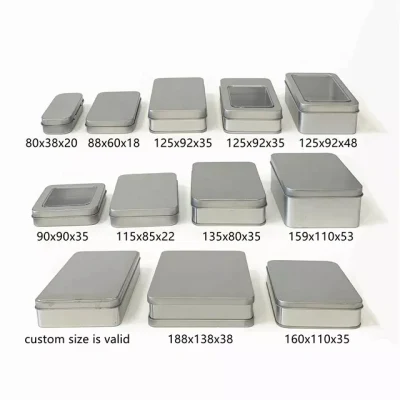Small Custom Printed Metal Tin Box for Packaging