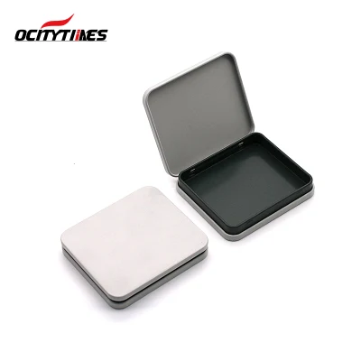 Wholesale Square Metal Tin Box Tea Packaging for 510 Thread Cartridge Vape Pen