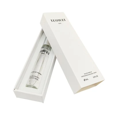 Custom Luxury White Fragrance Drawer Box Small Perfume Box Packaging for Perfume