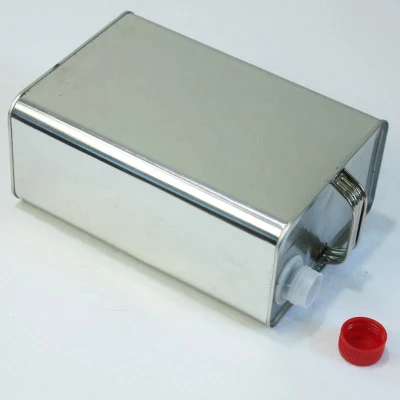 Wholesale Cmyk Logo Metal Empty Paint Can Rectangular Tin Can for Motor Oil