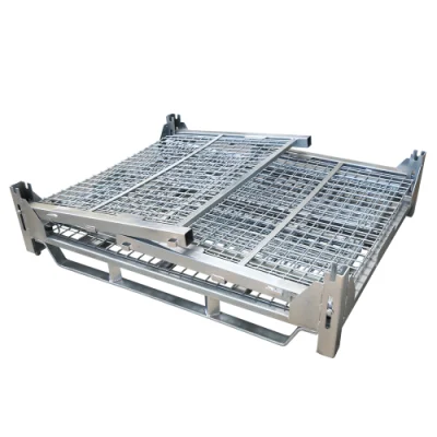 Made in China Zinc Wire Cages Metal Pallet Cage Wire Mesh Container for Storage