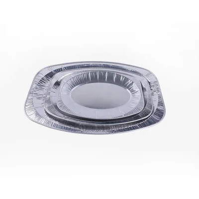Wholesale Disposable BBQ Tin Foil Tray Aluminum Foil Takeaway Packing Box Aluminum Foil Container Pans