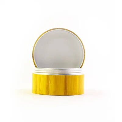 30g 50g 100g Screw Top Metal Containers Aluminum Jar Tin Can with Lids