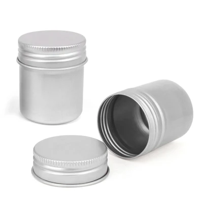 Large Candle Jar Cosmetic Canister Aluminum Tins Wholesale with Screw Lid 250g 400g