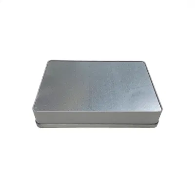 Creative Tinplate Box Rectangular Candy Packaging Tin Can Gift Box Clamshell
