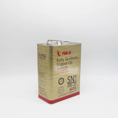 Manufacturer 4L Rectangular Tin Can Chemical Oil Tin Can