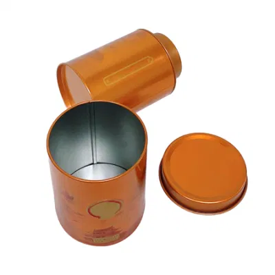 Manufacturers Provide Round Tinplate Tea Cans Dahongpao Black Tea Packaging