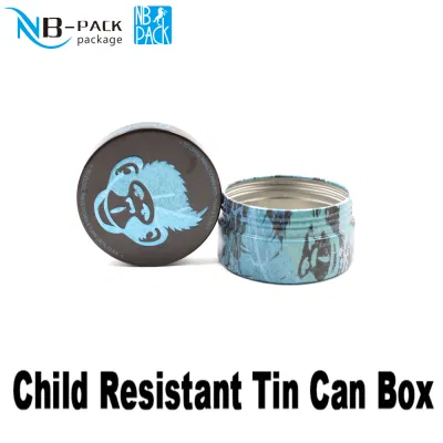 Child Resistant Child Proof Cr Online Sale Sliver 2oz 4oz 8oz Round Empty Metal Pink Travel Cute Christmas Packing Soy Wax Candle Tin Jar