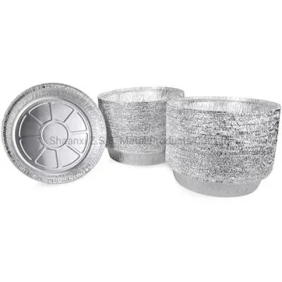 8011 High Quality 7inch 8inch 9inch 11inch Customized Disposable Round Aluminum Pan Foil Metal Food Containers Aluminum Tin Container