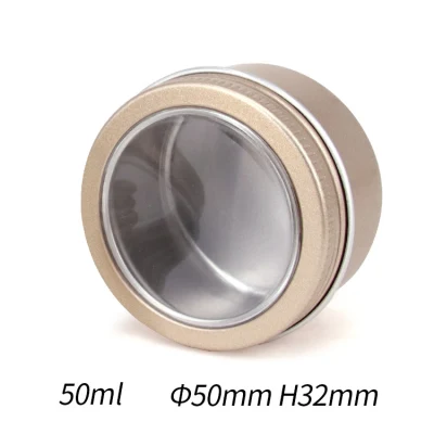 Wholesale Skin Care Face Cream Container Beard Oil Hair Wax Storage Can Aluminum Tins