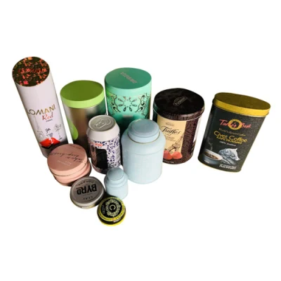 Tinplate Hexagon Box Tea Tin Cans Food Grade Tin Packaging