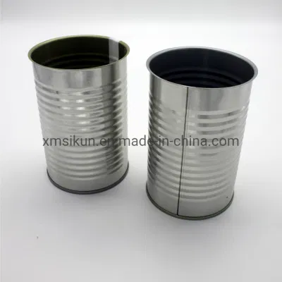  7113# Gold Lacquer Inside Food Tin Can for Canned Food Packing Color Printing Available