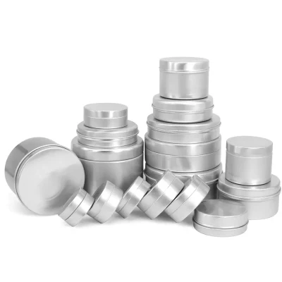  Round Food Tea Packaging Metal Tin Box for Cookie Coffee Candy