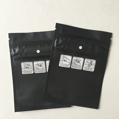 9X12&prime; Half Silver Half Clearance Child Proof Airtight Ziplock Pharmic Food Packaging Barrier Transparent Window Exit Pouch Container