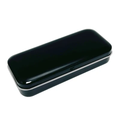 Factory Custom Tinplate School Bag Stationery Box Packaging Metal Writing Pen Storage Container Tin Student Pencil Case