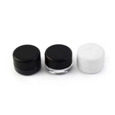 5ml Clear Concentrate Jar Glass Containers with Child Resistant Cap