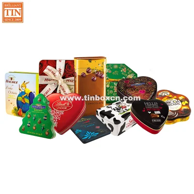 Embossed Hinged Sugar Free Lemon Mint Tin Box for Candy