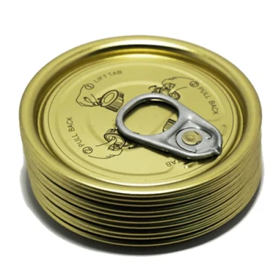 Hot Sale Easy Open Lid 99mm Tinplat Lid Can Lid Cover Metal Tin with Lid Easy Open End TFS Eoe
