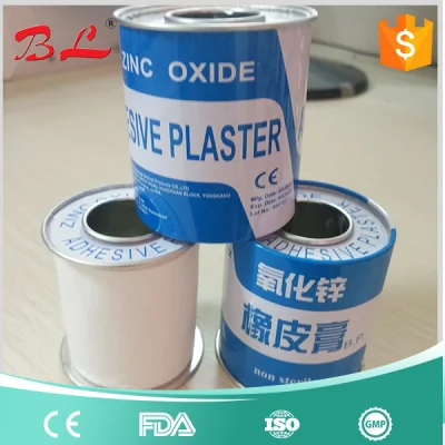 Zinc Oxide Adhesive Plaster Metal Tin Pack J38