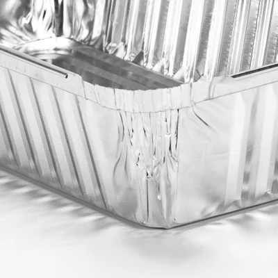 Round 500ml Aluminum Foil Takeaway Packaging Box High-End Golden Thickened Sealable Fast Food Tin Box with Lid
