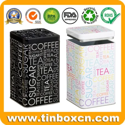 Empty Rectangular Metal Hinged Dog Tin for Packing Pet Food Treats
