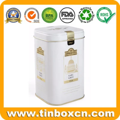 Empty Rectangular Metal Hinged Dog Tin for Packing Pet Food Treats