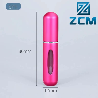 Shenzhen CNC Turning Machining Custom Metal Small Containers 5ml Perfume Spray Bottle Aluminum Atomizer Bottles Manufacturing