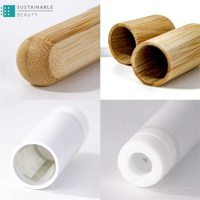 Custom Wholesale Compostable Replaceable Recycling Bamboo Empty Refill Lipstick Packaging