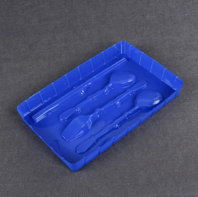 Customised Elegant Metal Tableware Plastic Box Packaging