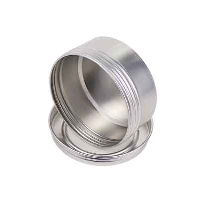Window Lid 15g Food Green Tea Aluminum Jar Tin Container
