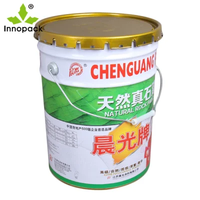  13 L Empty Metal Tin Paint Coating Bucket /Drum/Can/Pail/Containers
